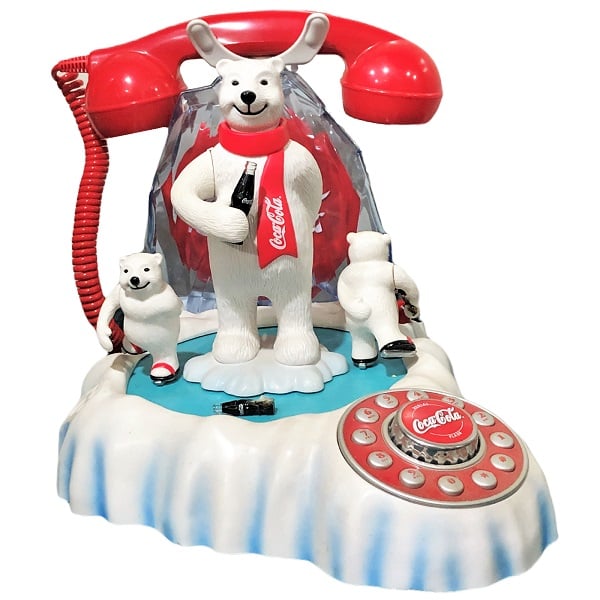 Coke Polar Bear Skating Phone | CollectiblesAndMoreInStore