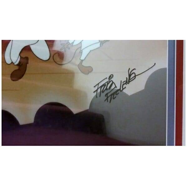 Looney Tunes Cel Friz Freleng signature