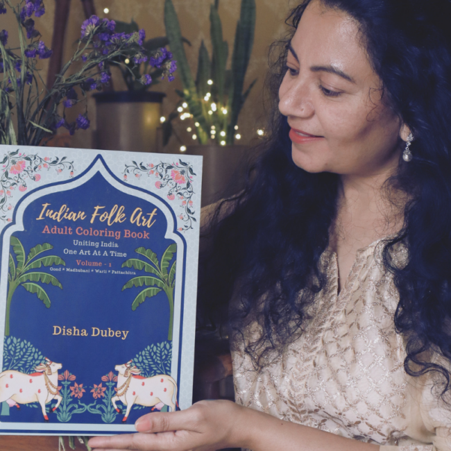 Indian Folk Art - Adult coloring book Volume 1