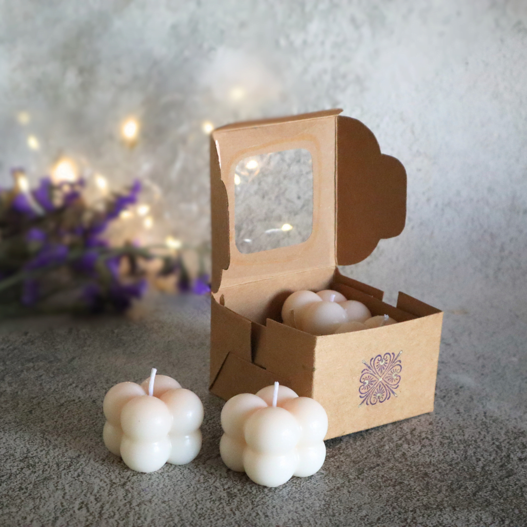 Mini Bubble Candles - Set of 2