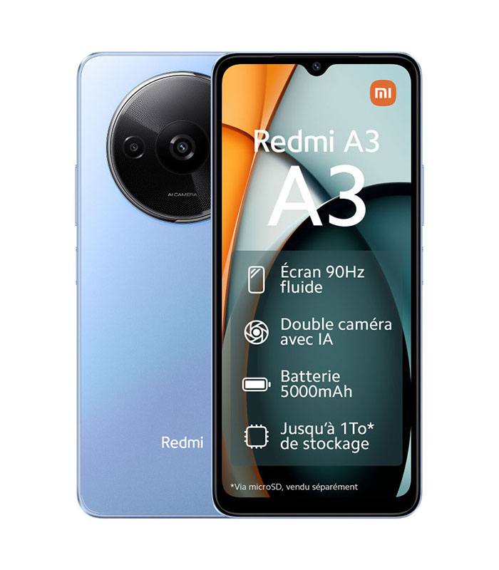 Smartphone Xiaomi Redmi A3 3Go 64Go Tunisie