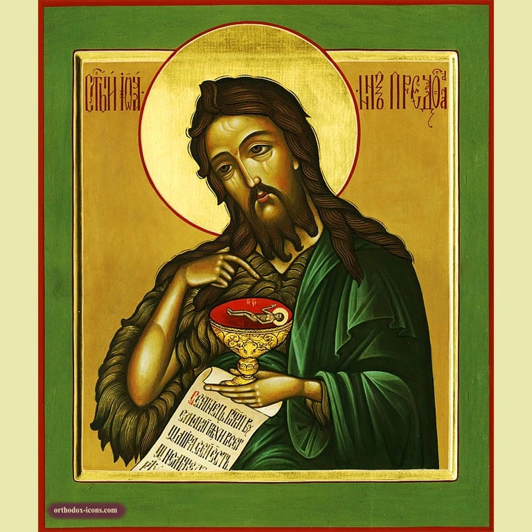 John the Baptist Orthodox Icon | Greek Orthodox Icons | Mstyora Icon