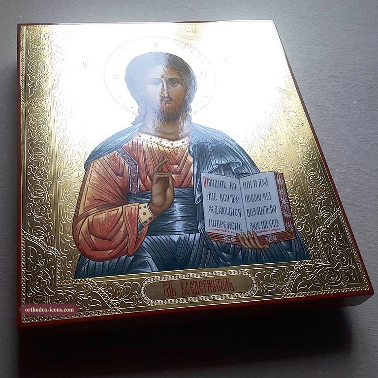 Christ Pantocrator Orthodox Icon | Jesus Paintings | Mstyora Icons