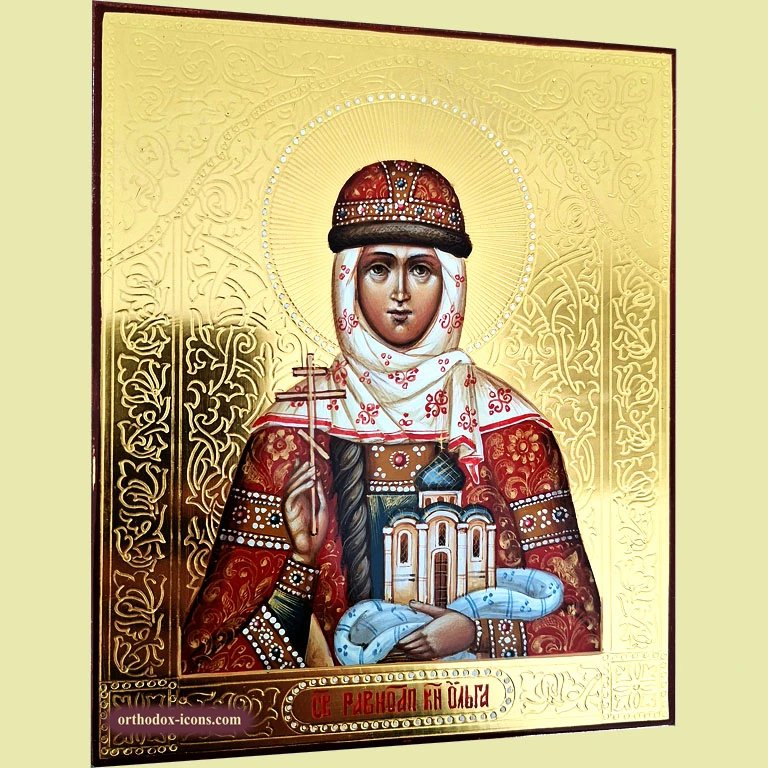 Saint Olga Orthodox Icon | Christian Art | Orthodox | Mstyora Icons