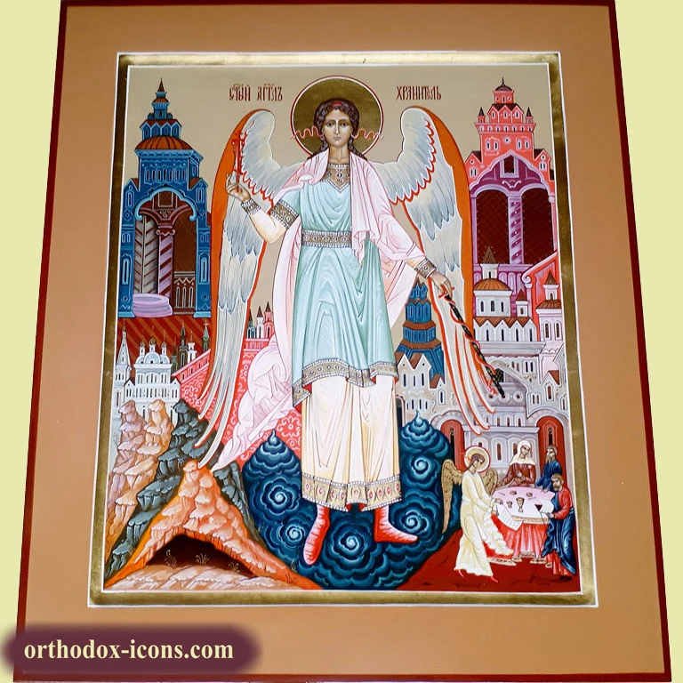 Angel Guardian Orthodox Icon 27x31