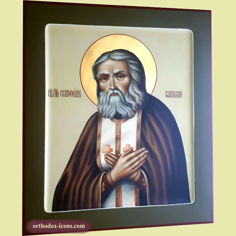 Orthodox Icon Seraphim Sarovskiy 27x31