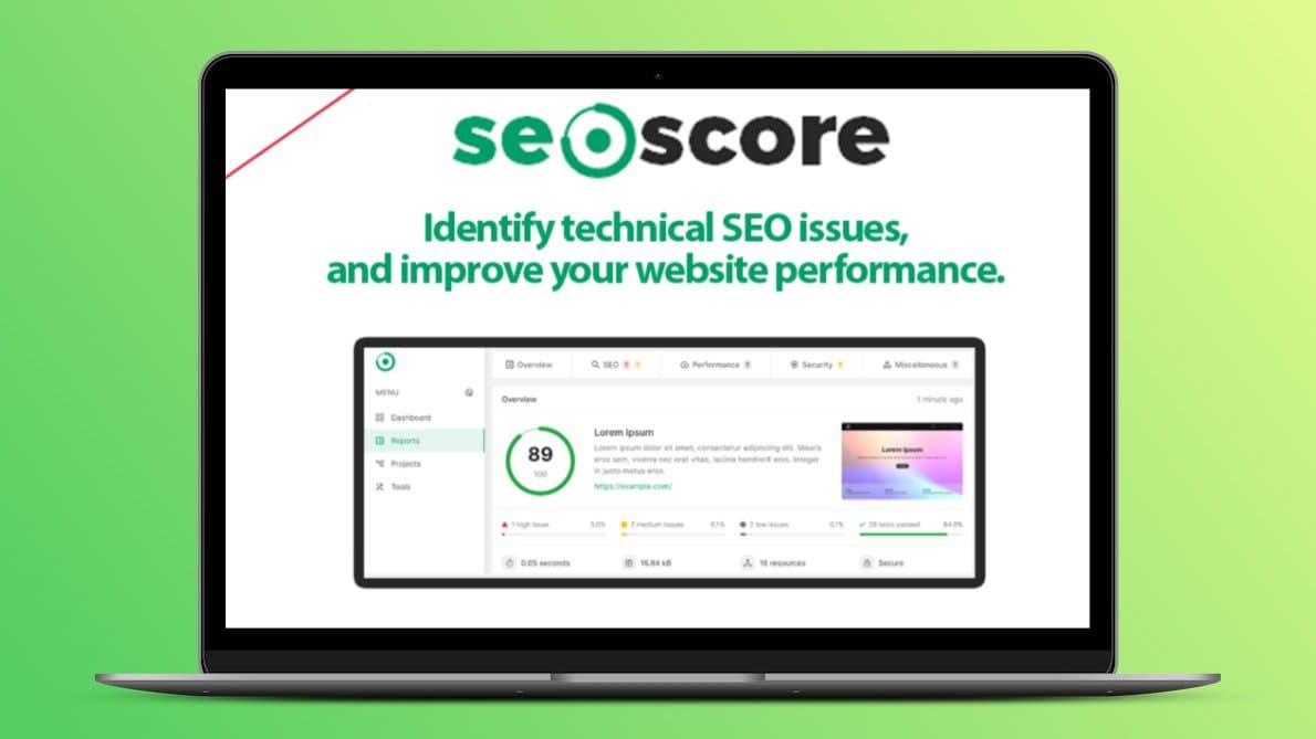 Seo Score Lifetime Deal Image