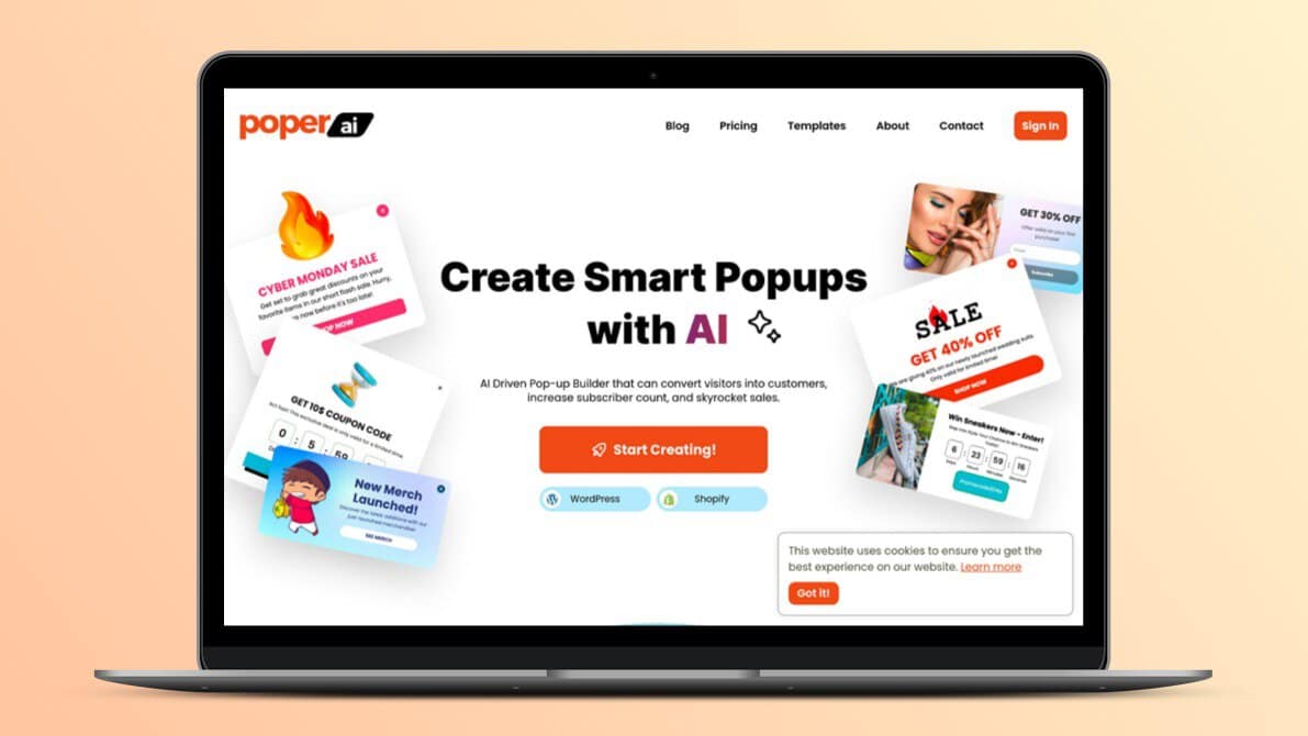 Poper Lifetime Deal 🚀 Boost Engagement With AI-Powered Pop-Ups