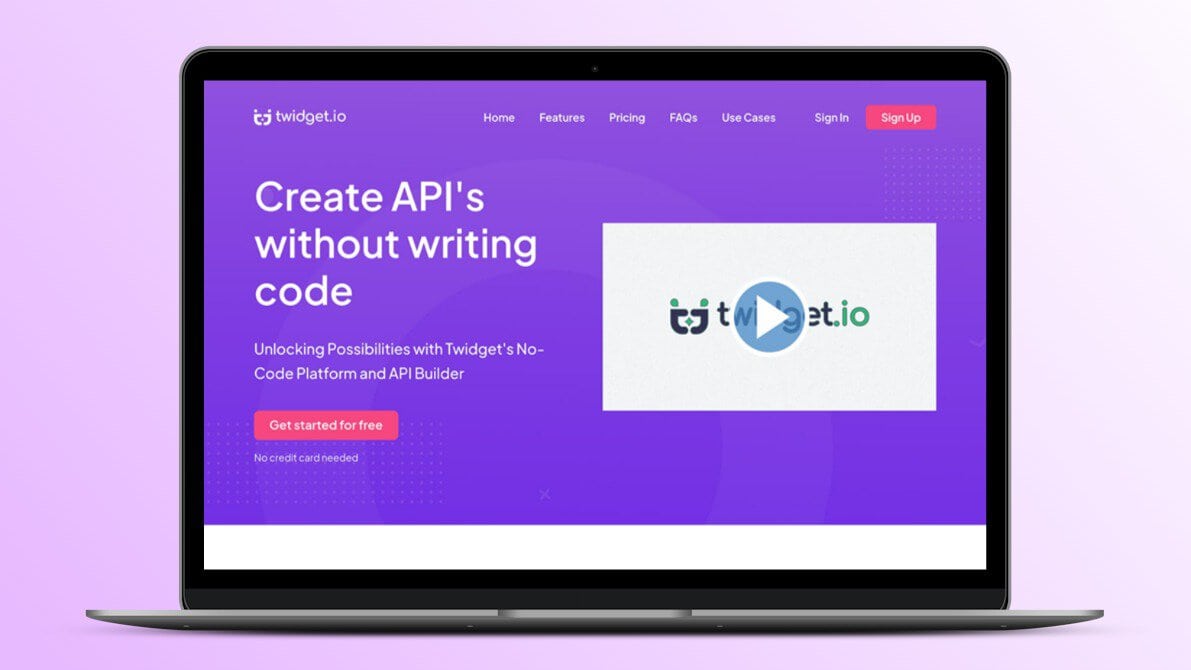 Twidget.Io Lifetime Deal 🤖 No-Code Platform And API Builder