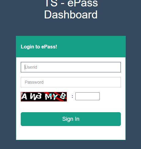 dashboard login