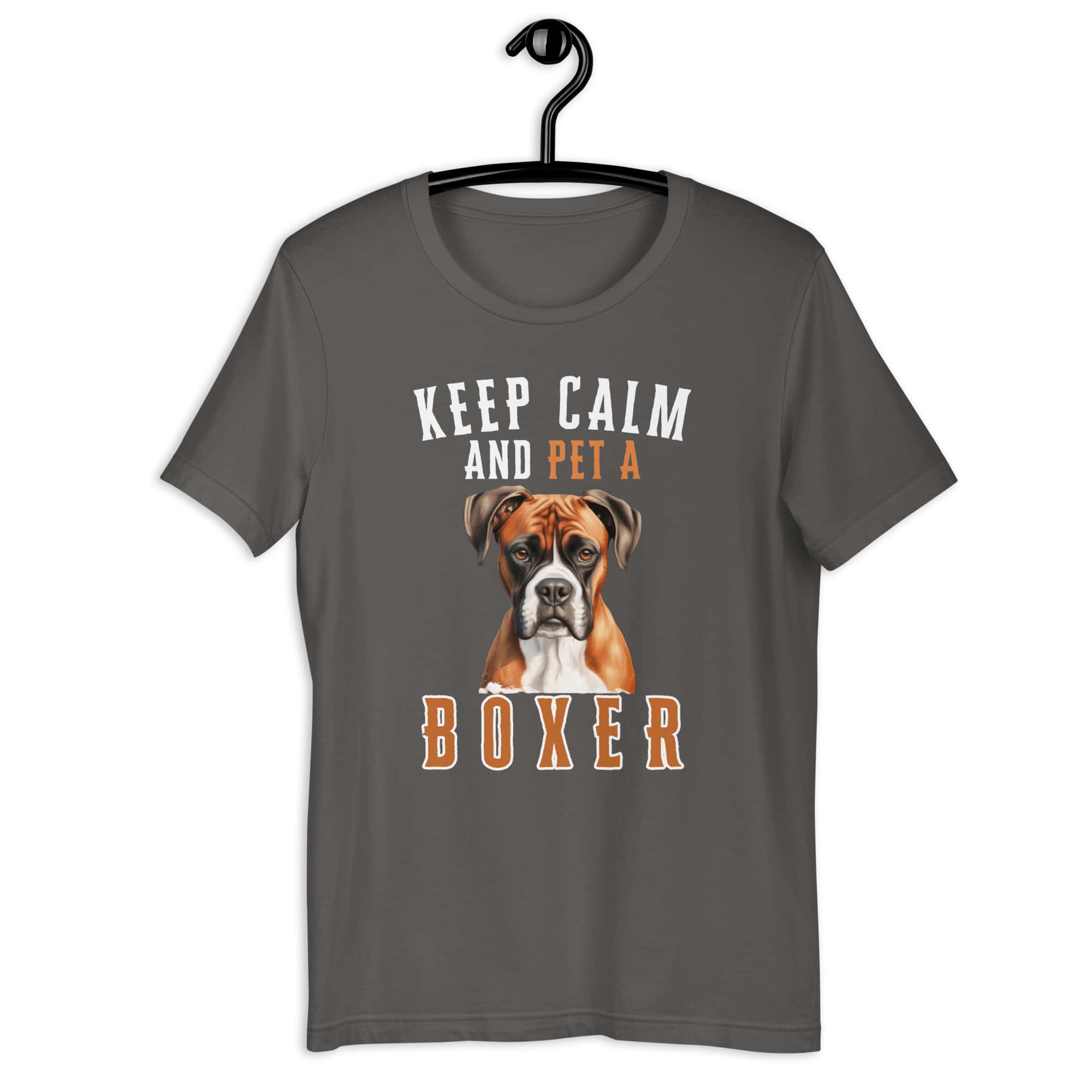 Keep Calm and Pet A Boxer Unisex T-Shirt