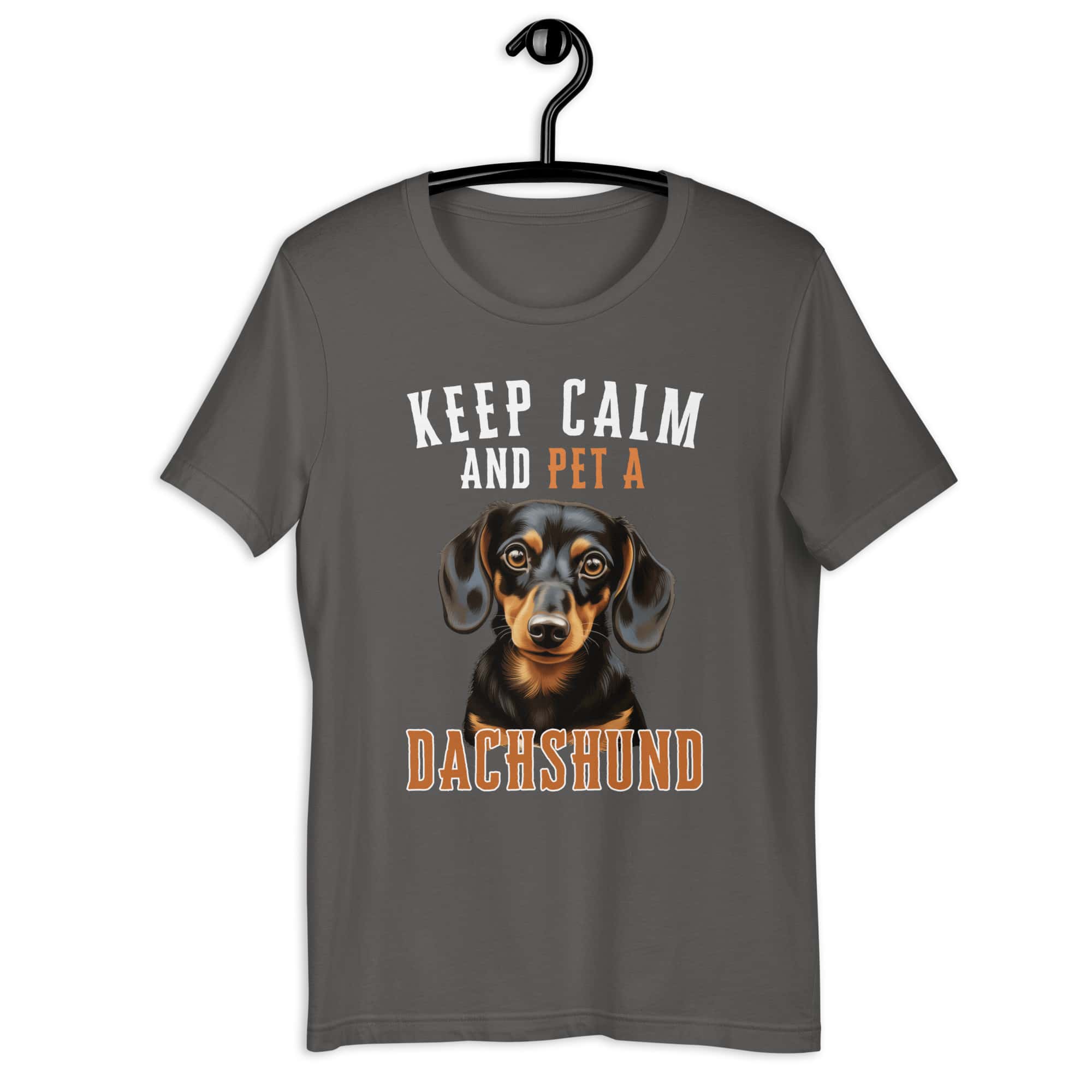 Keep Calm and Pet A Dachshund Unisex T-Shirt