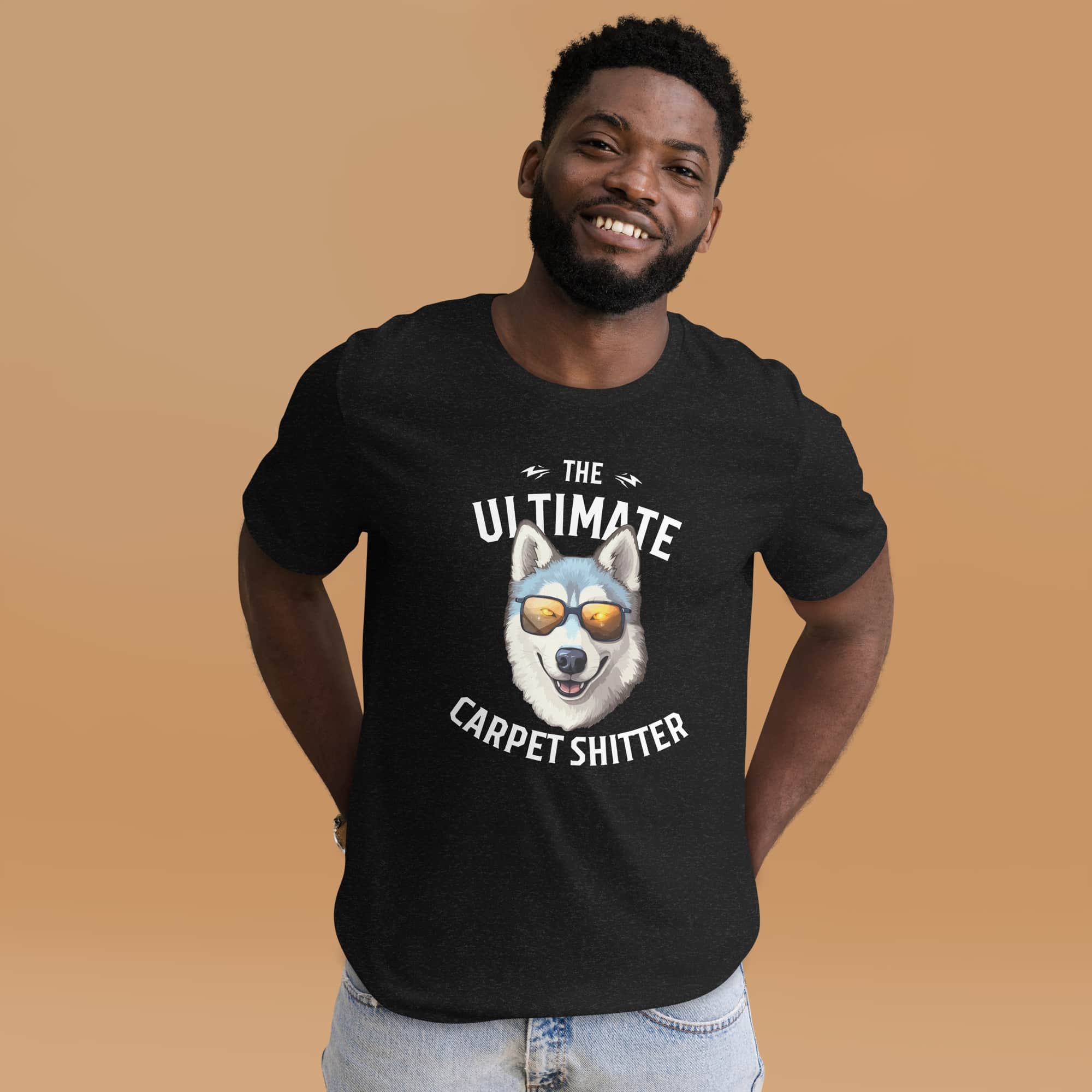 The Ultimate Carpet Shitter Funny Husky Unisex T-Shirt male t