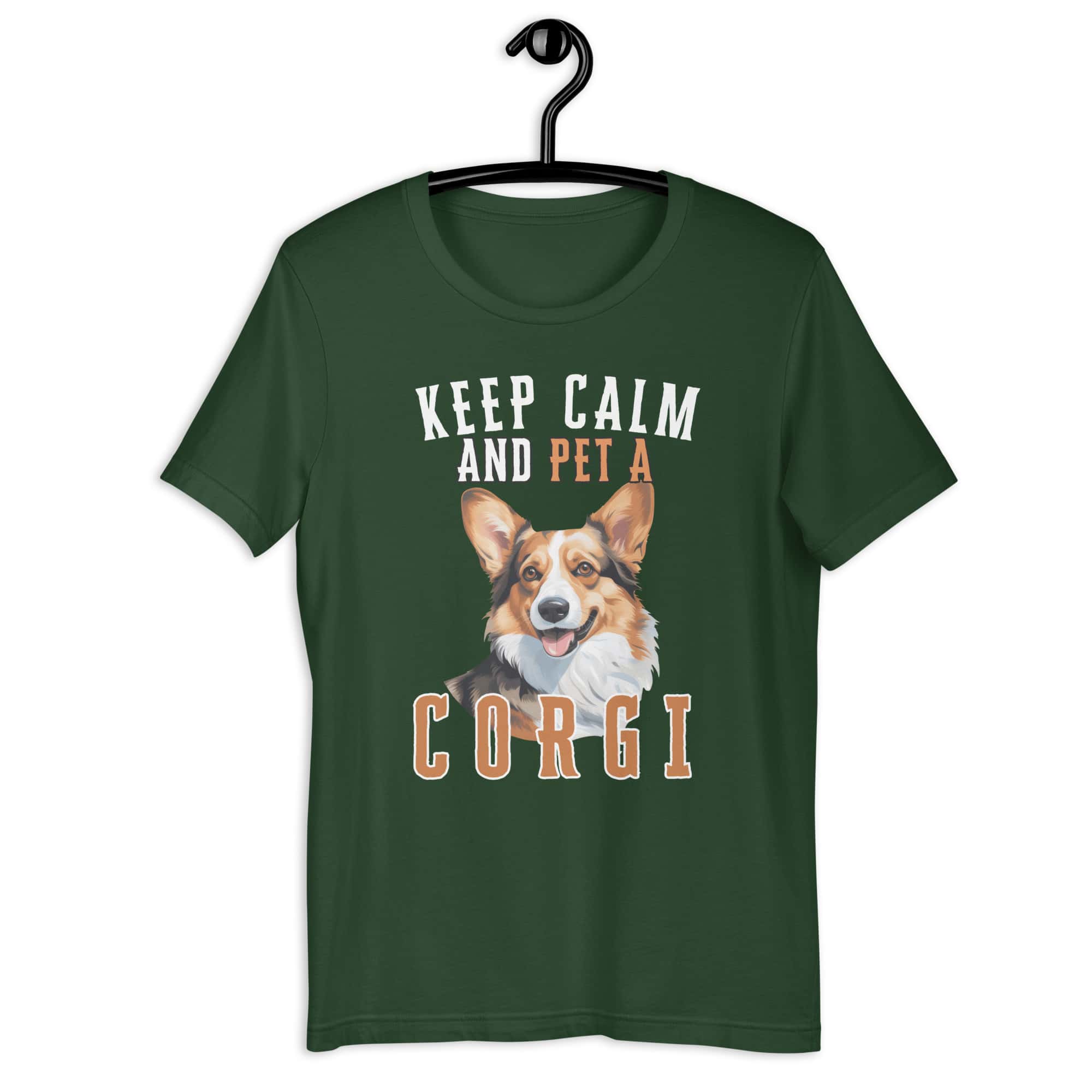Keep Calm and Pet A Corgi Unisex T-Shirt