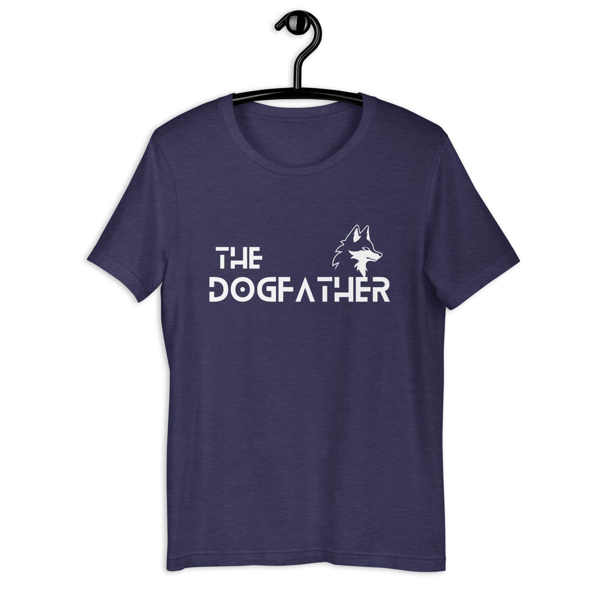 The Dogfather Huskies Unisex T-Heather Midnight Navy