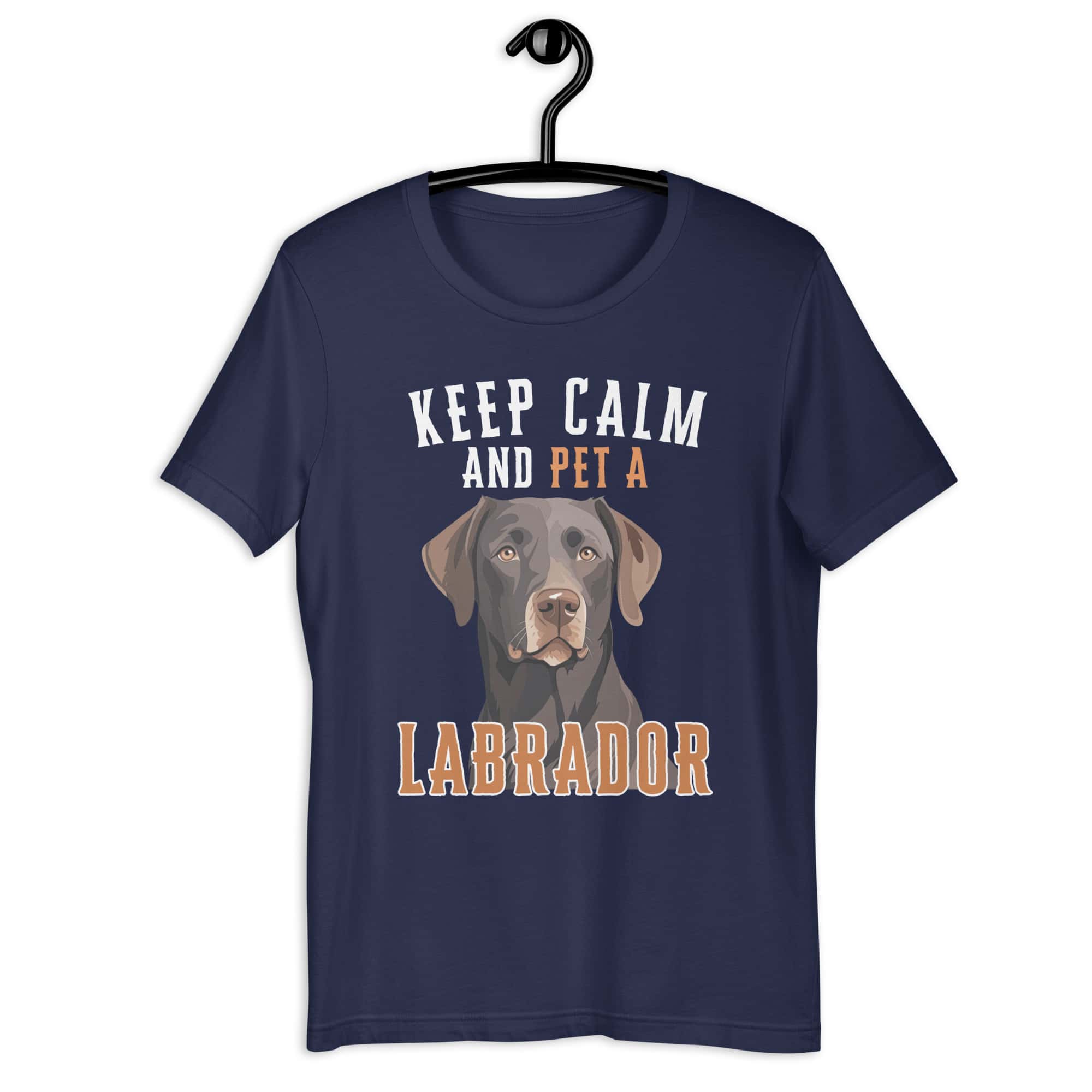 Keep calm and Pet A Labrador Unisex T-Shirt