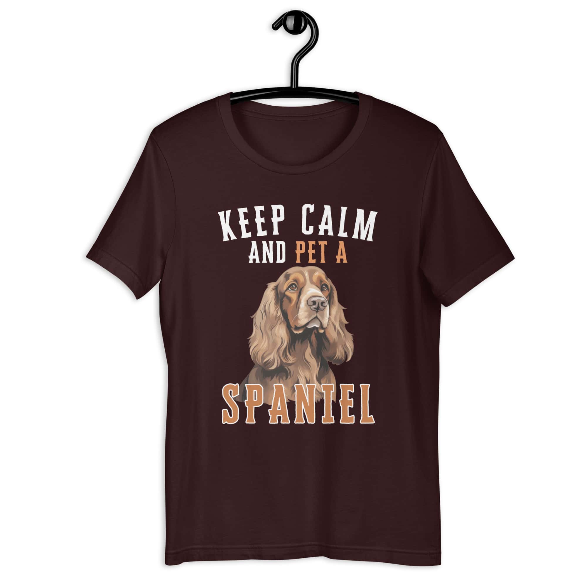 Keep Calm and Pet An English Cocker Spaniel Unisex T-Shirt