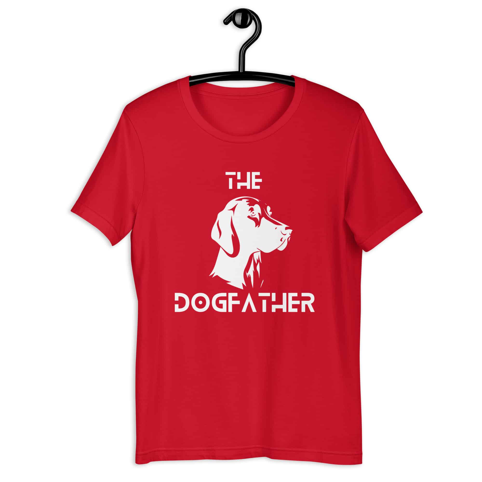 The Dogfather Retrievers Unisex T-Shirt. Red