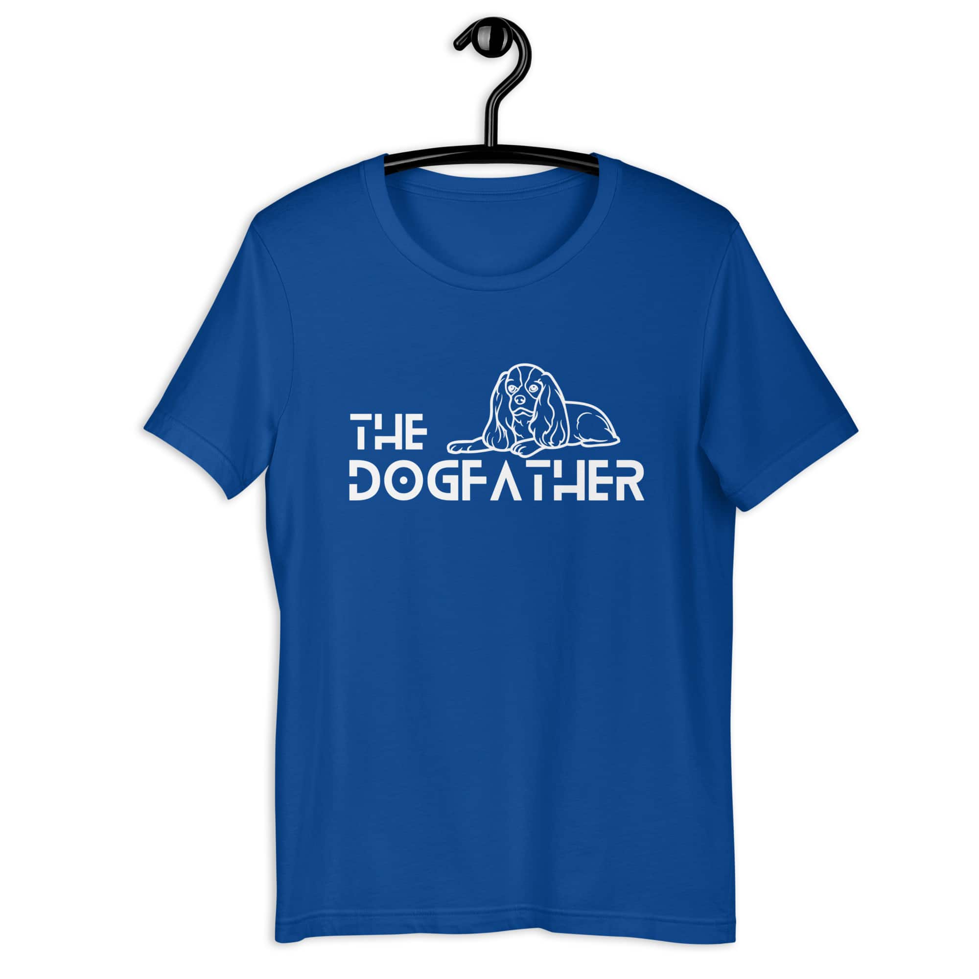 The Dogfather Hounds Unisex T-Shirt. Royal Blue