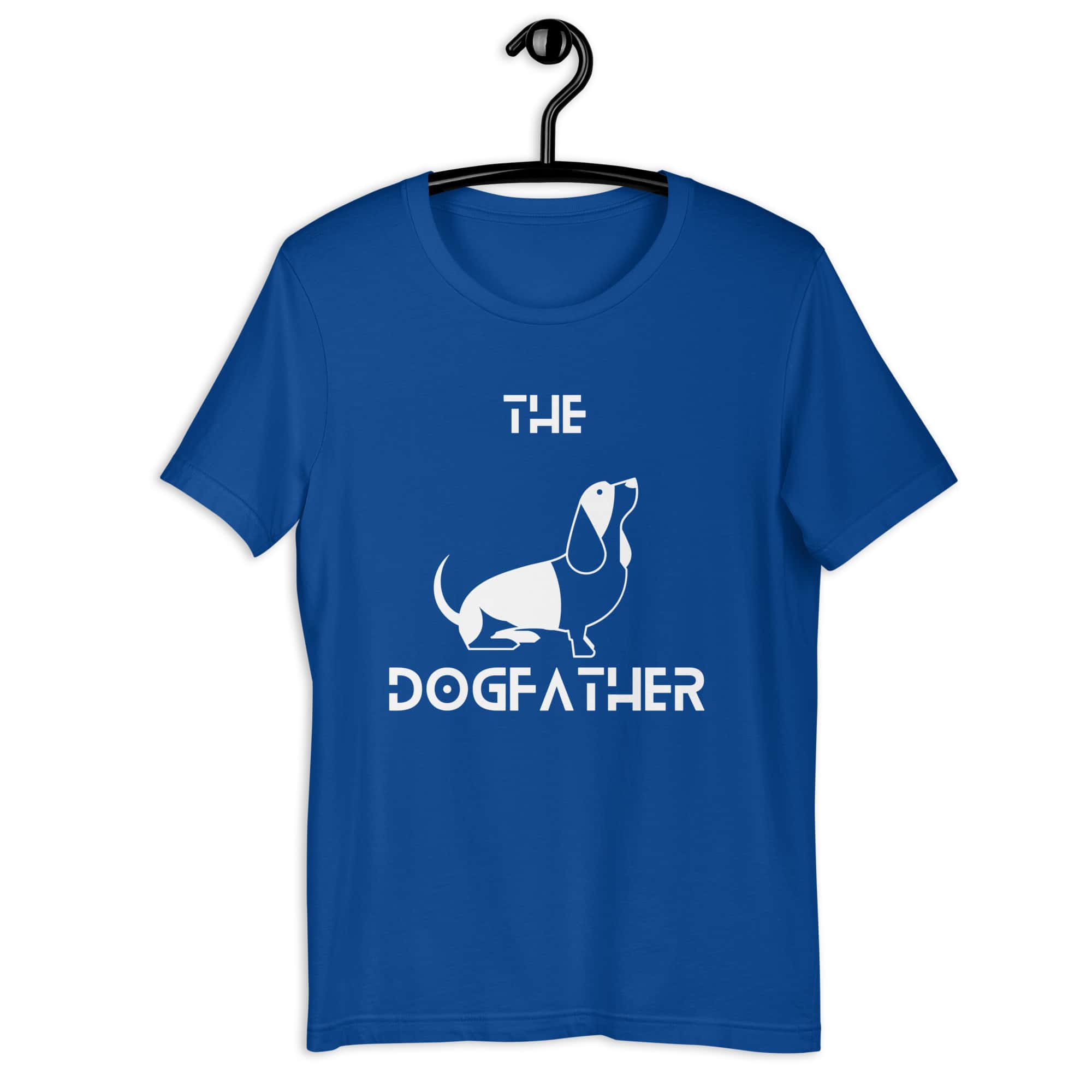 The Dogfather Hounds Unisex T-Shirt. Royal blue