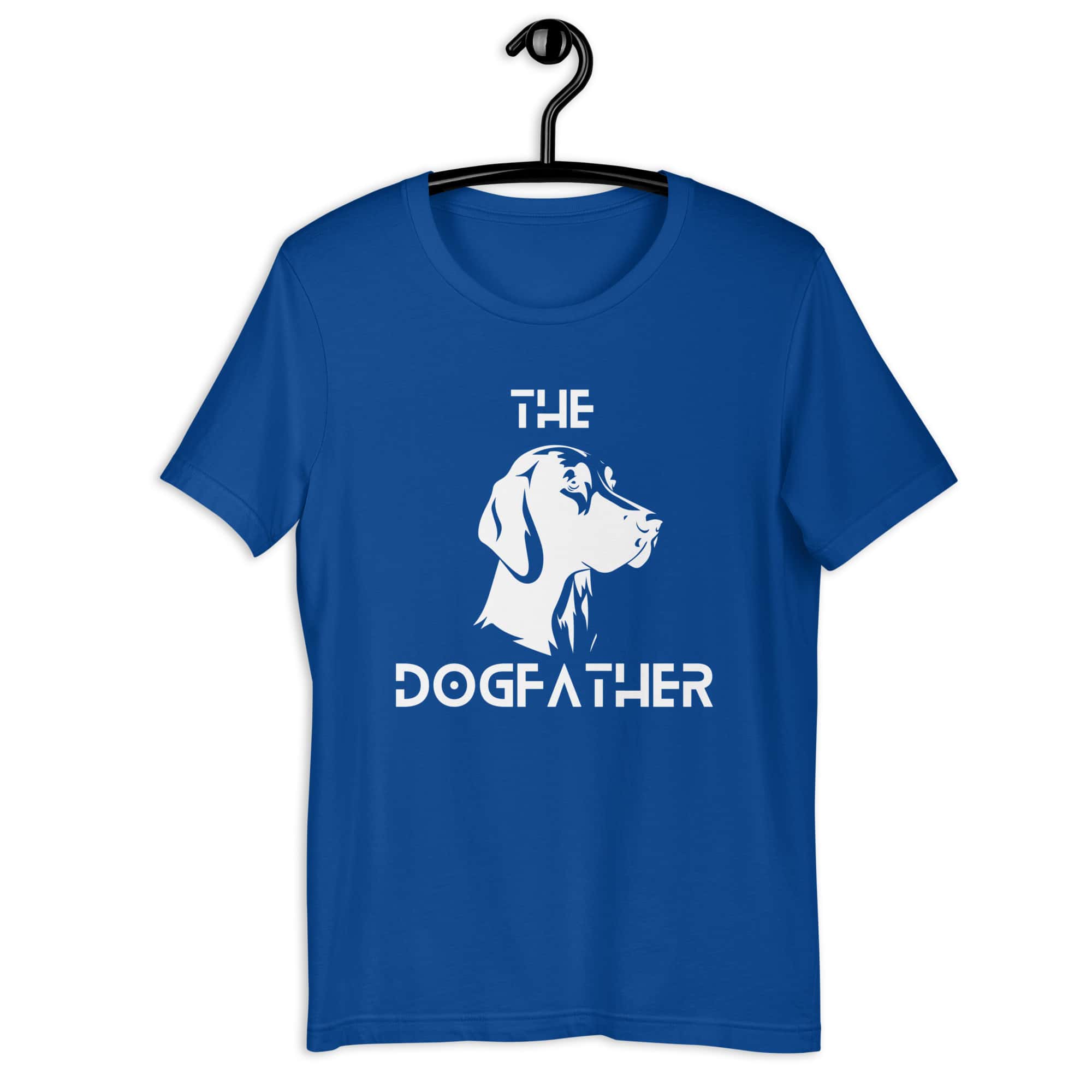 The Dogfather Retrievers Unisex T-Shirt. Royal Blue