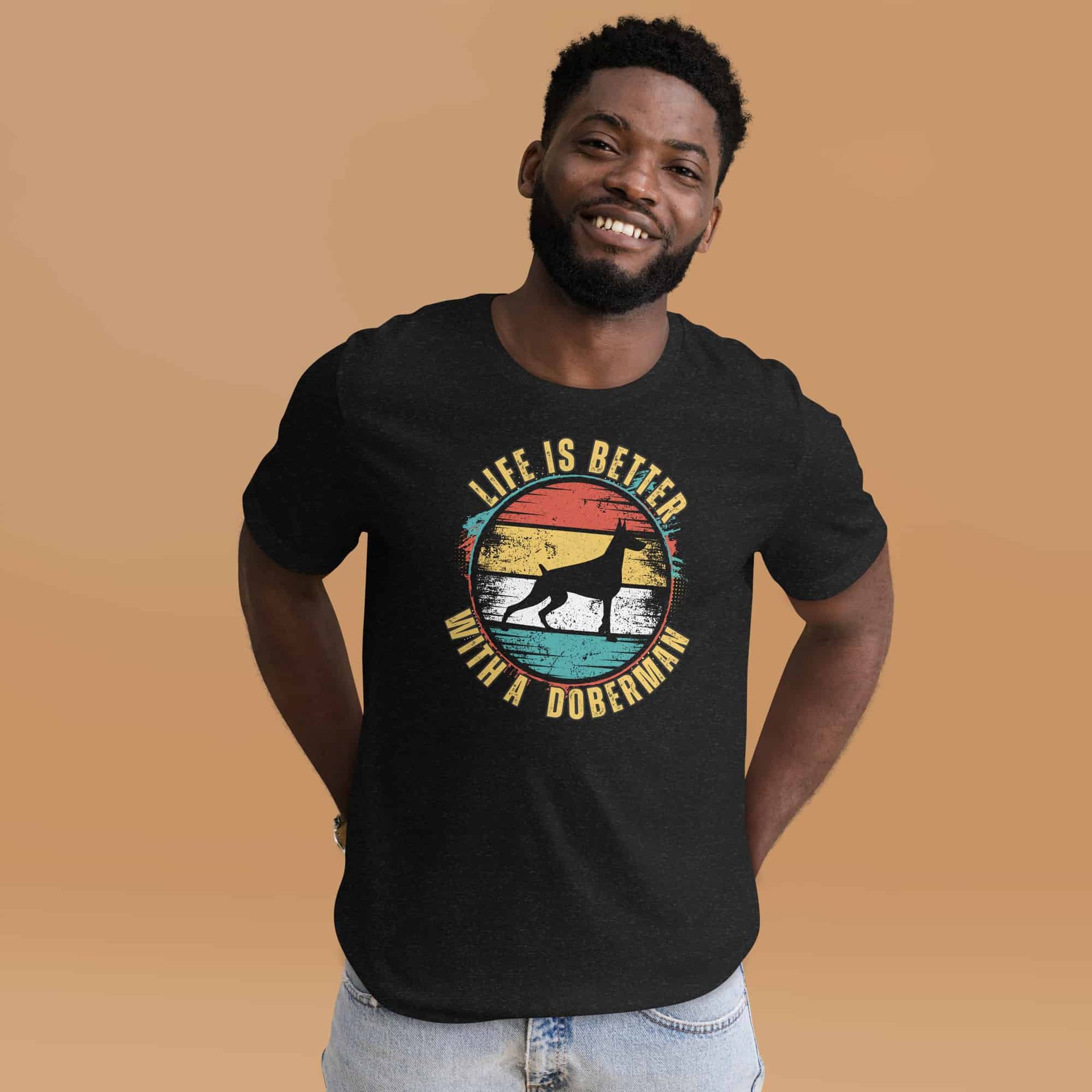 Life is Better with Doberman Unisex T-Shirt