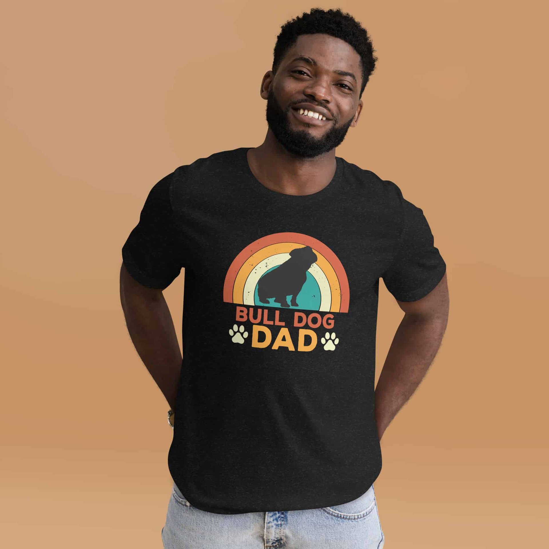 Bull Dog Dad Unisex T-Shirt