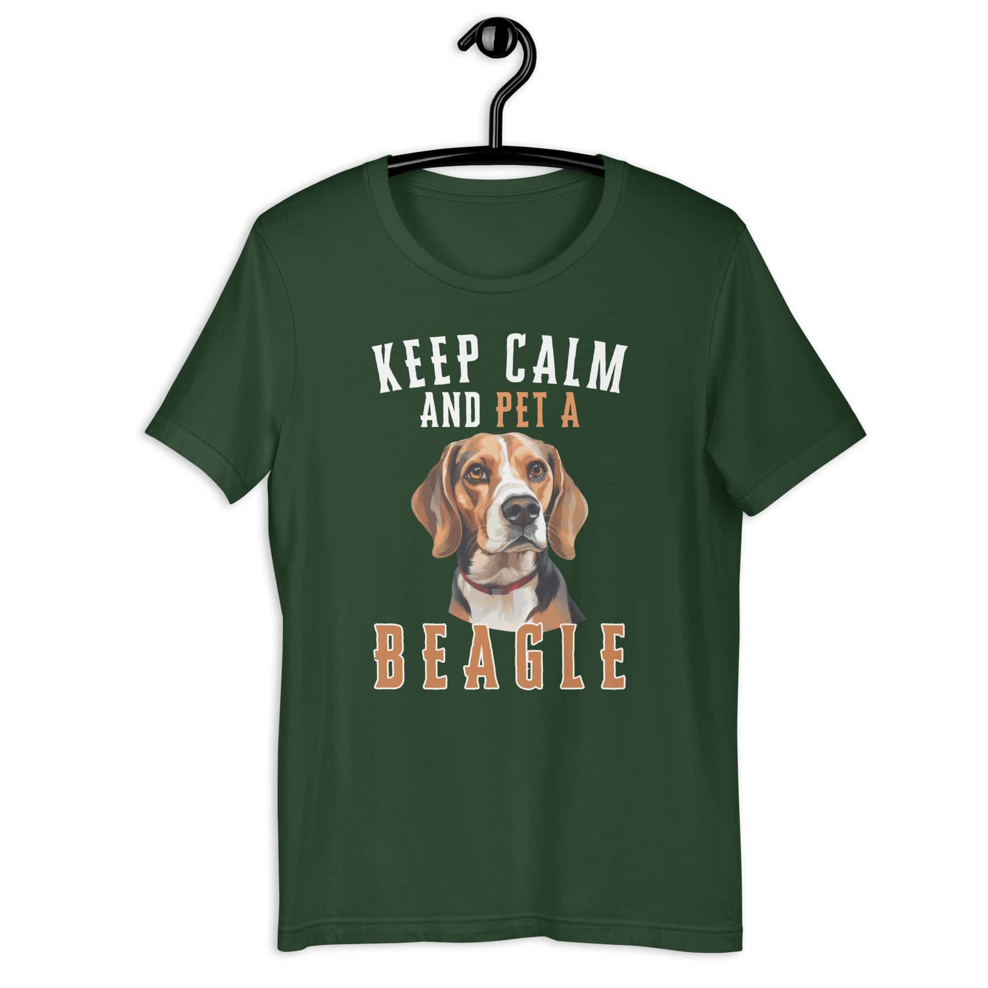 Keep Calm and Pet A Beagle Unisex T-Shirt