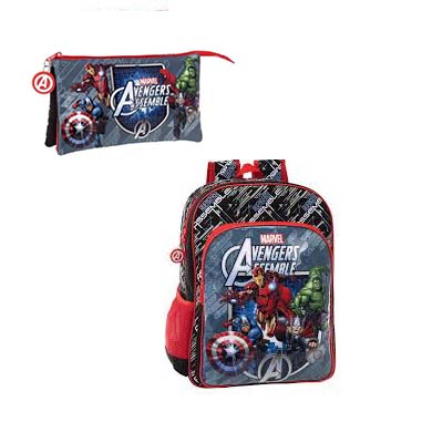 Estuche y mochila Avengers