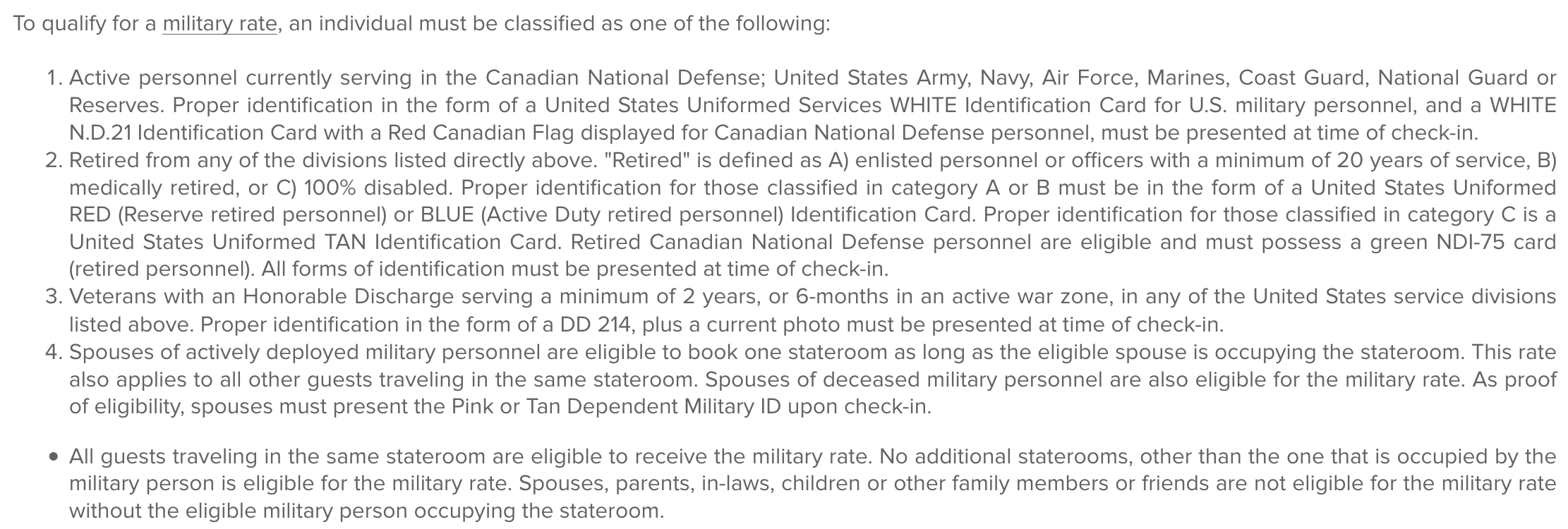 Royal Caribbean Military Discount Discounted Fares Military