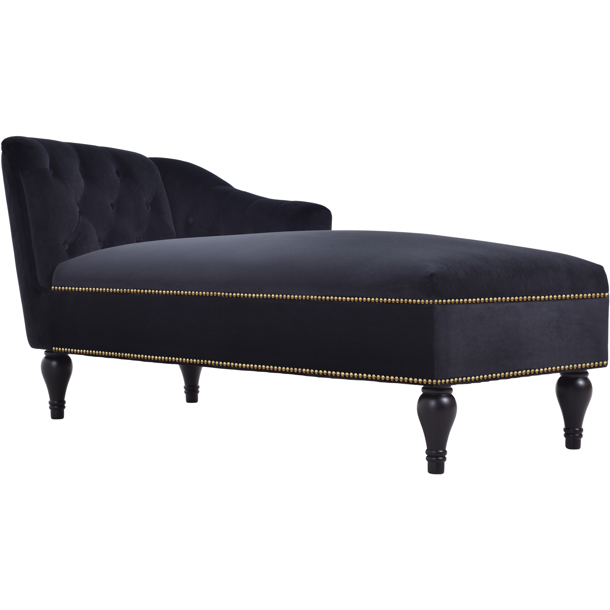 58 inches Velvet Chaise Lounge - WF297646AAB