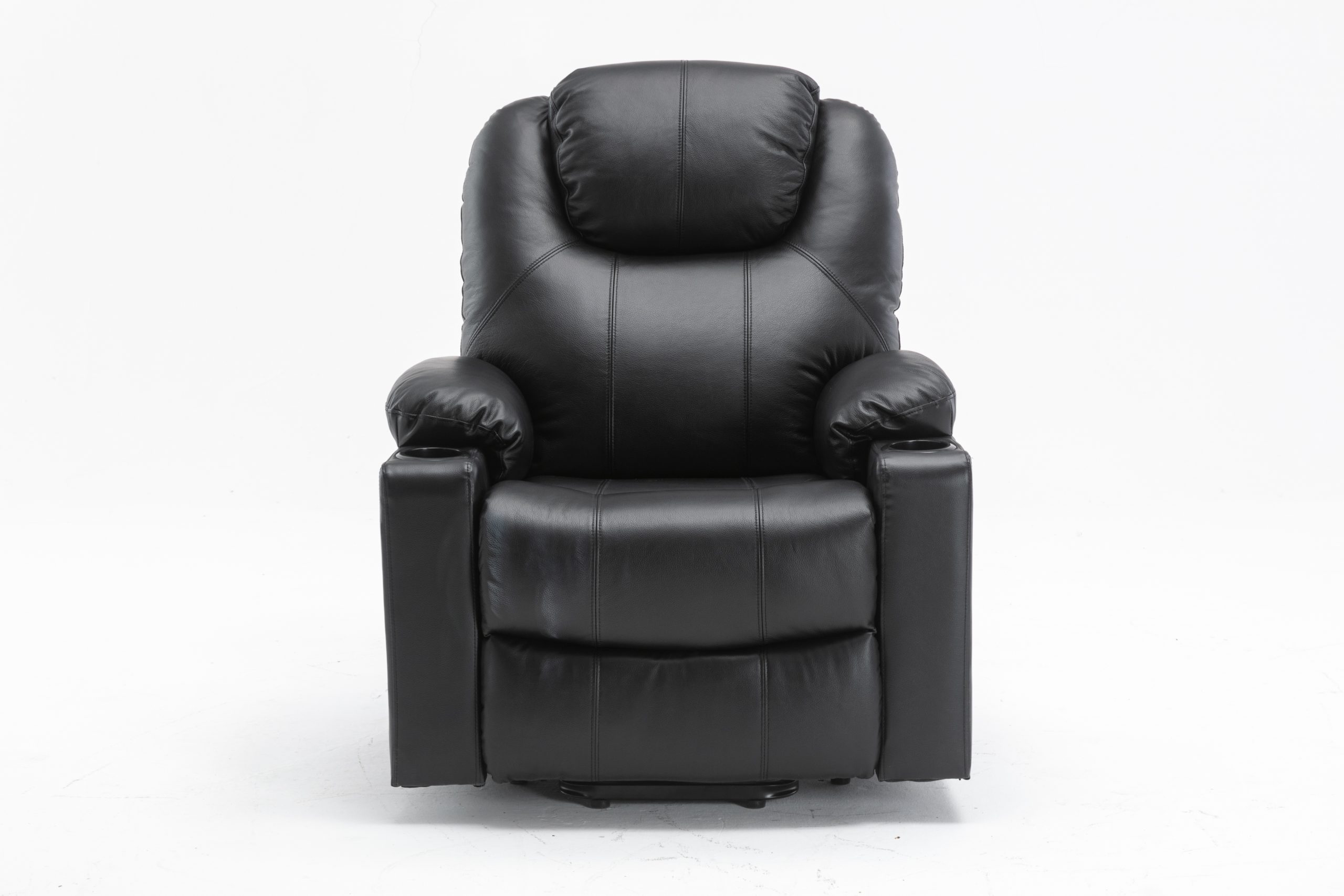 Leather Lift Recliner for Elderly with Massage and Heat W501S00063