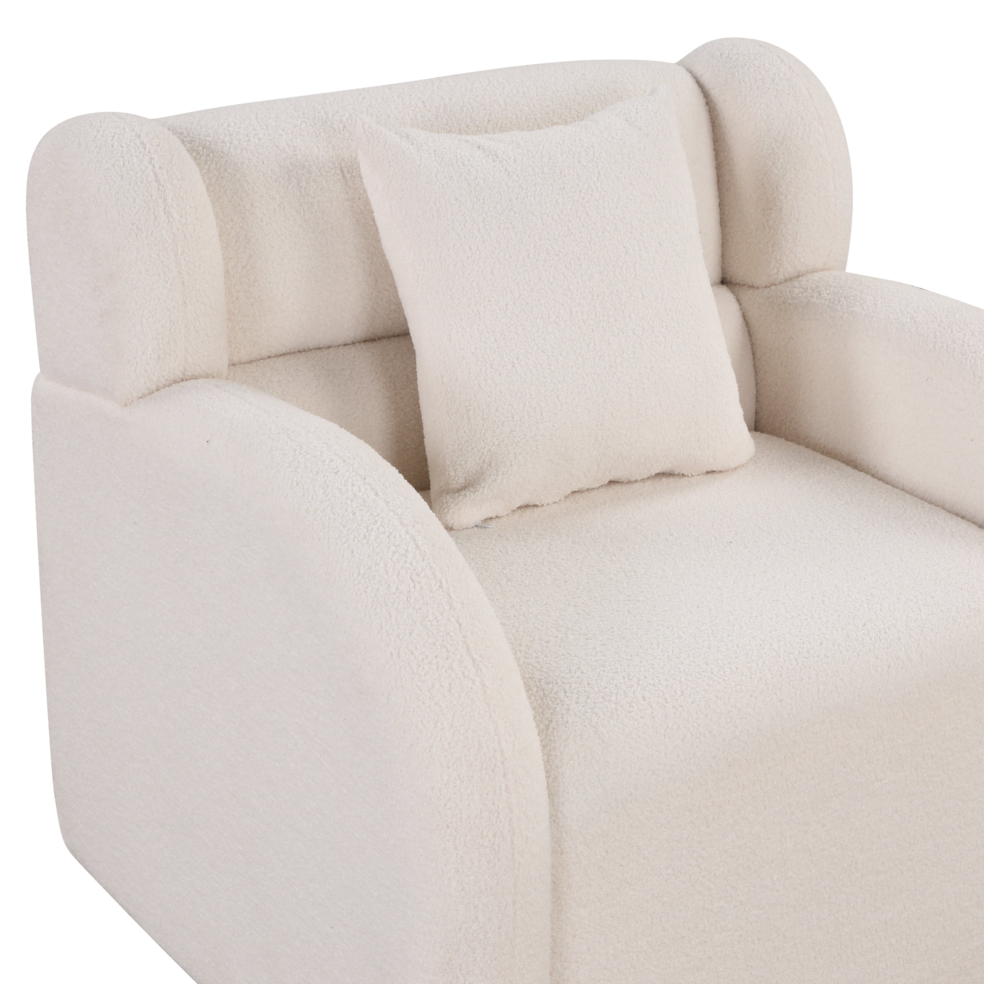 Swivel Accent Chair With Ottoman - WF303390AAK
