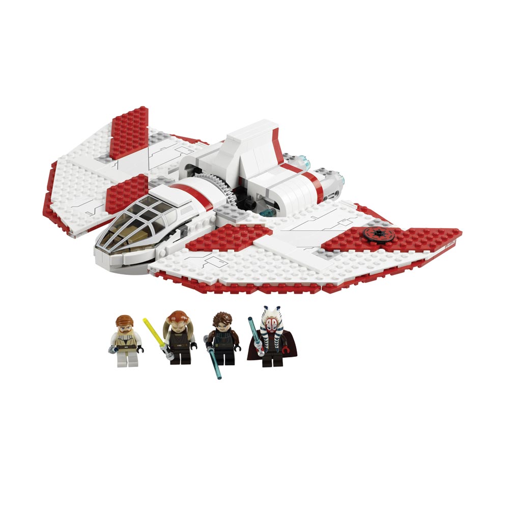 7931 Lego Star Wars - The Clone Wars - T-6 Jedi Shuttle - Brickly