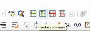 Agregar o eliminar filas en Libre Office Calc