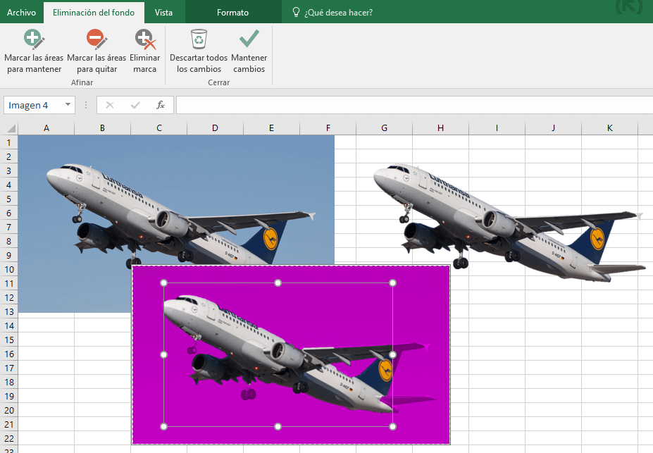Eliminación de fondo en MS Office Word