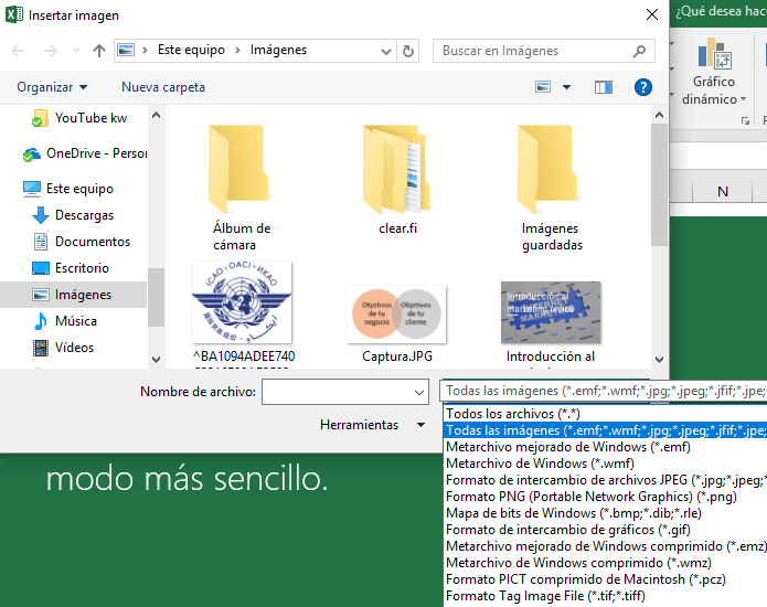 Insertar imagen en word