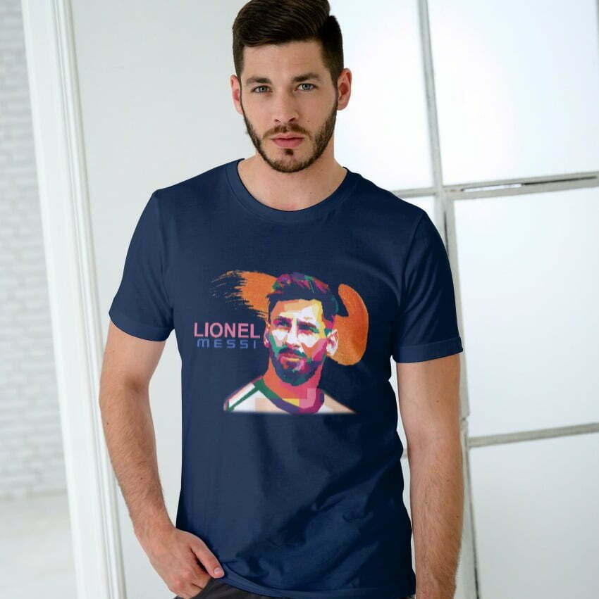 Messi T-Shirt - Men's Round Neck Comfortable T-shirt