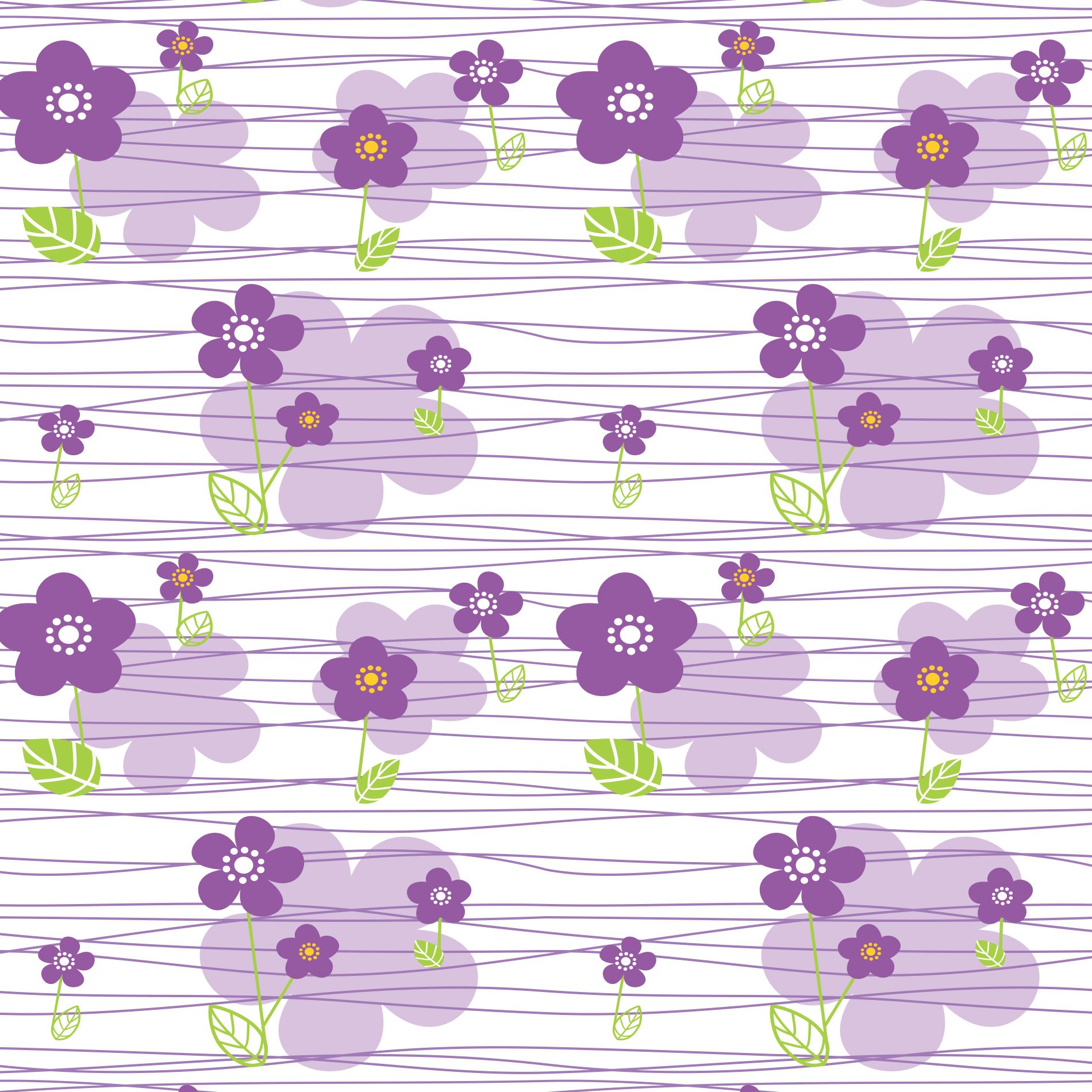 Papel de Parede Adesivo Texturizado Floral Lilás