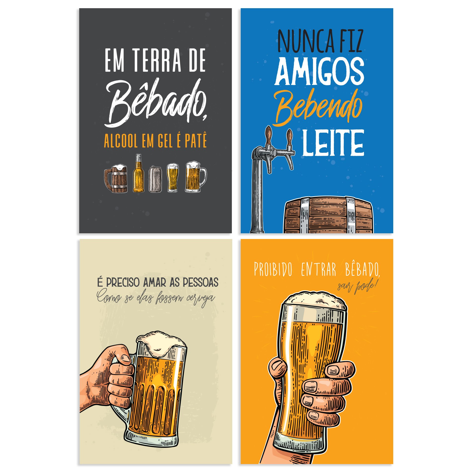 Placas Decorativas Frases Engraçadas Cerveja