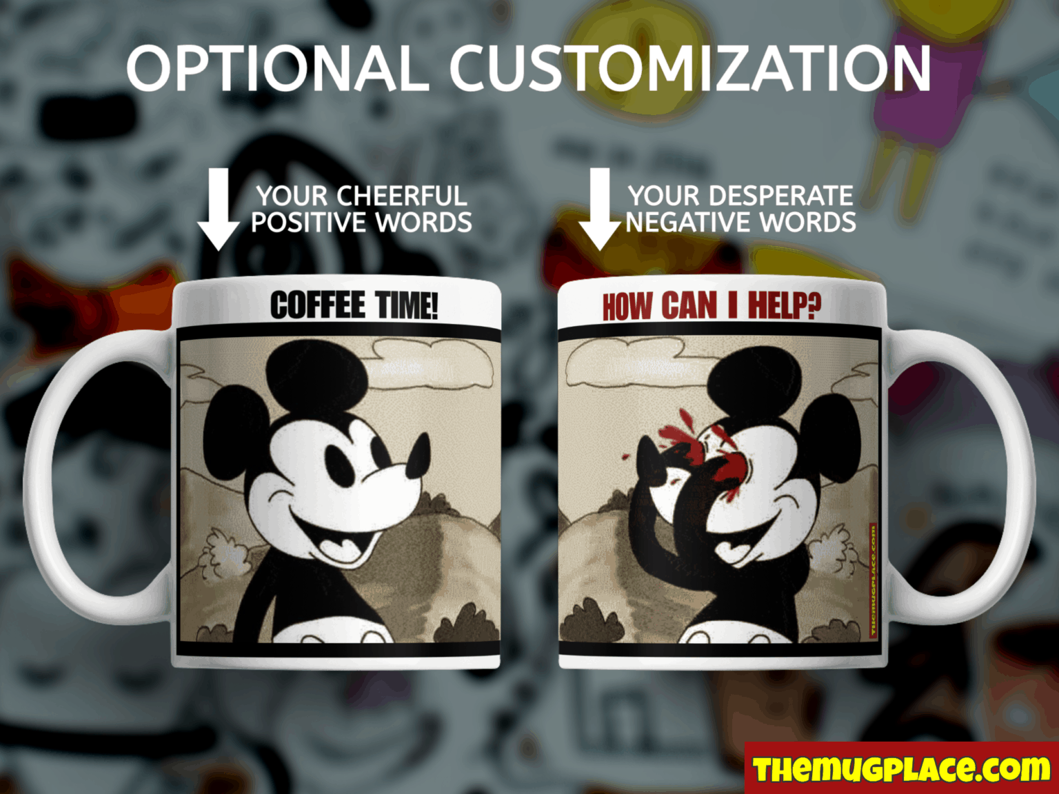 Meme Mug Personalised Mickey