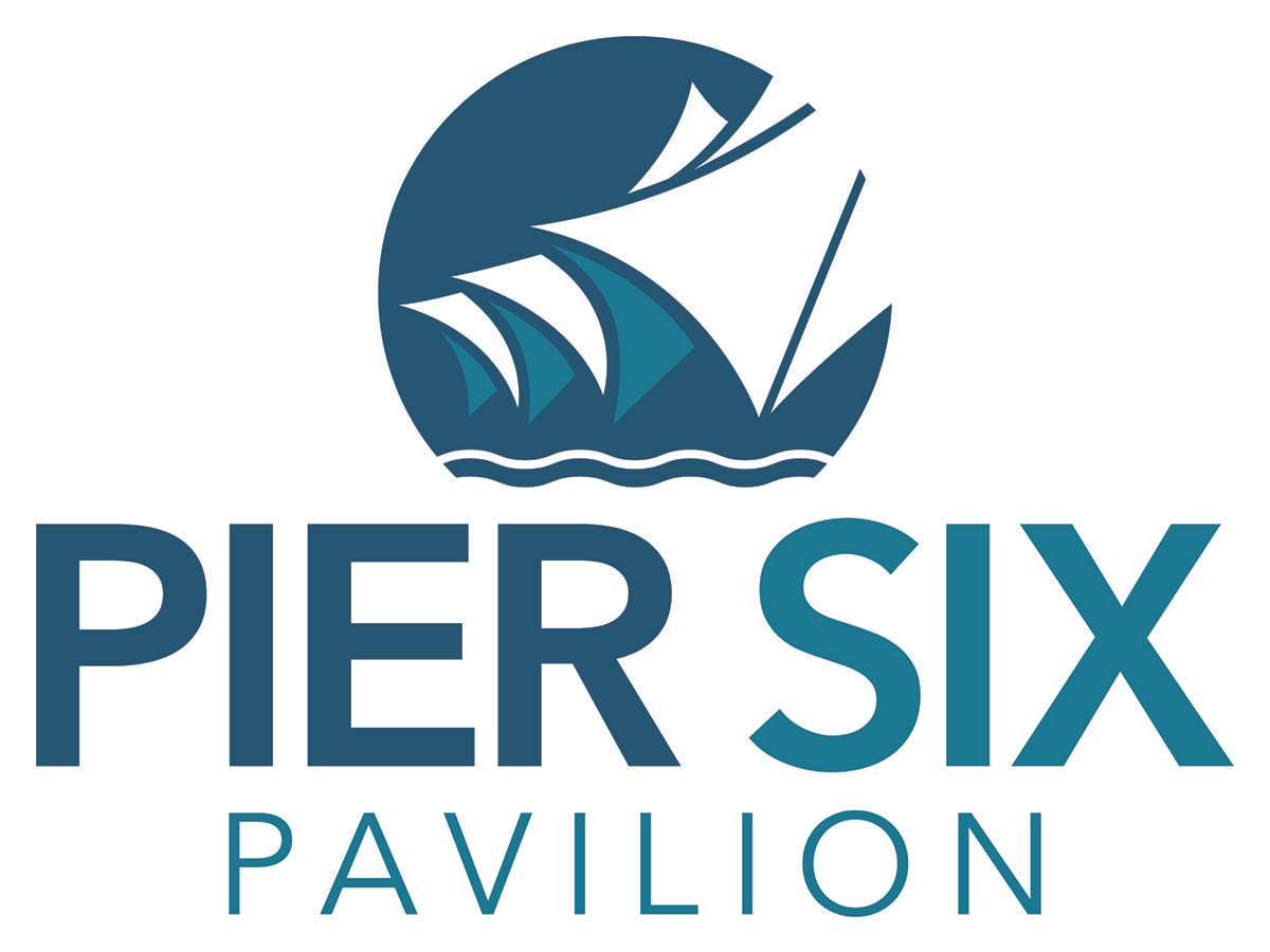 Pier six pavilion logo.