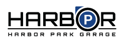 Harbor park garage logo.
