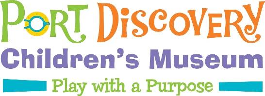 Port discovery children's museum logo.