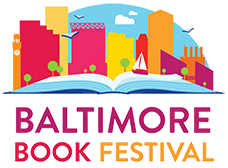 Baltimore book festival logo.