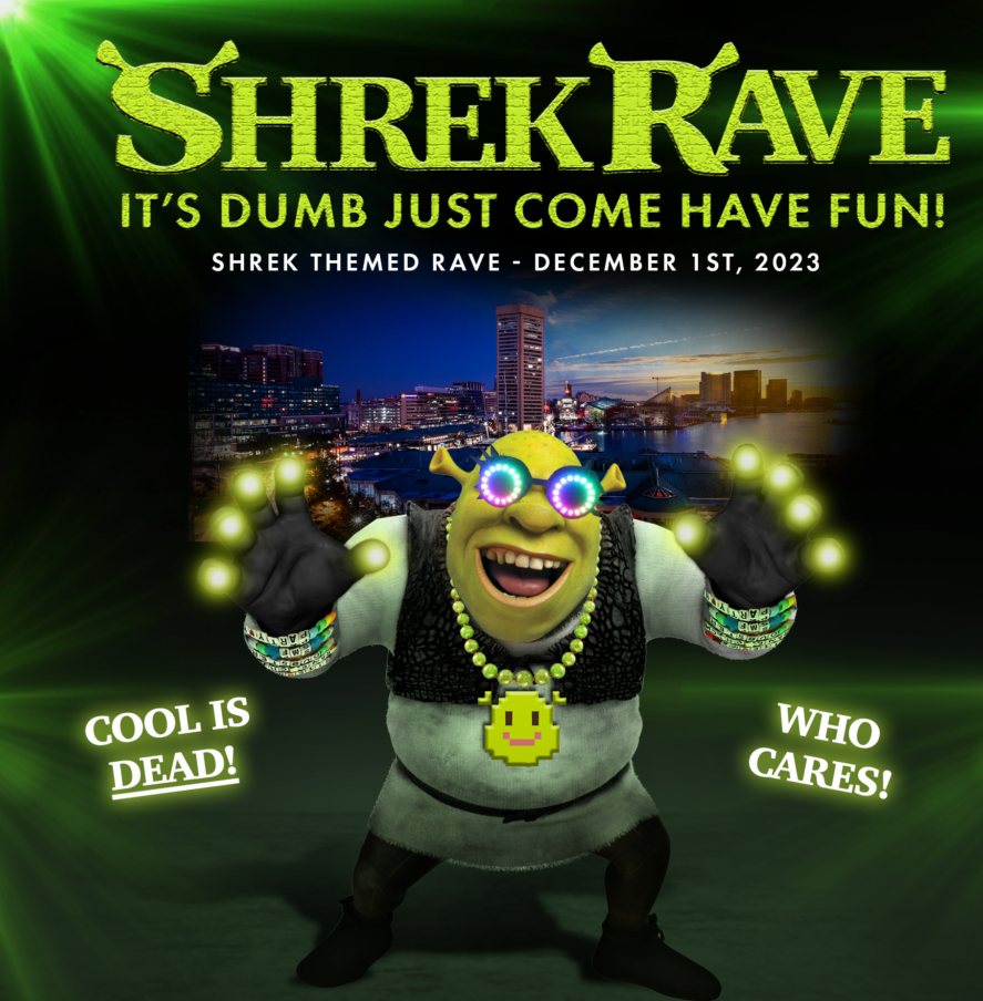 Dive into the ultimate Shrek-themed rave experience at Baltimore Soundstage!
