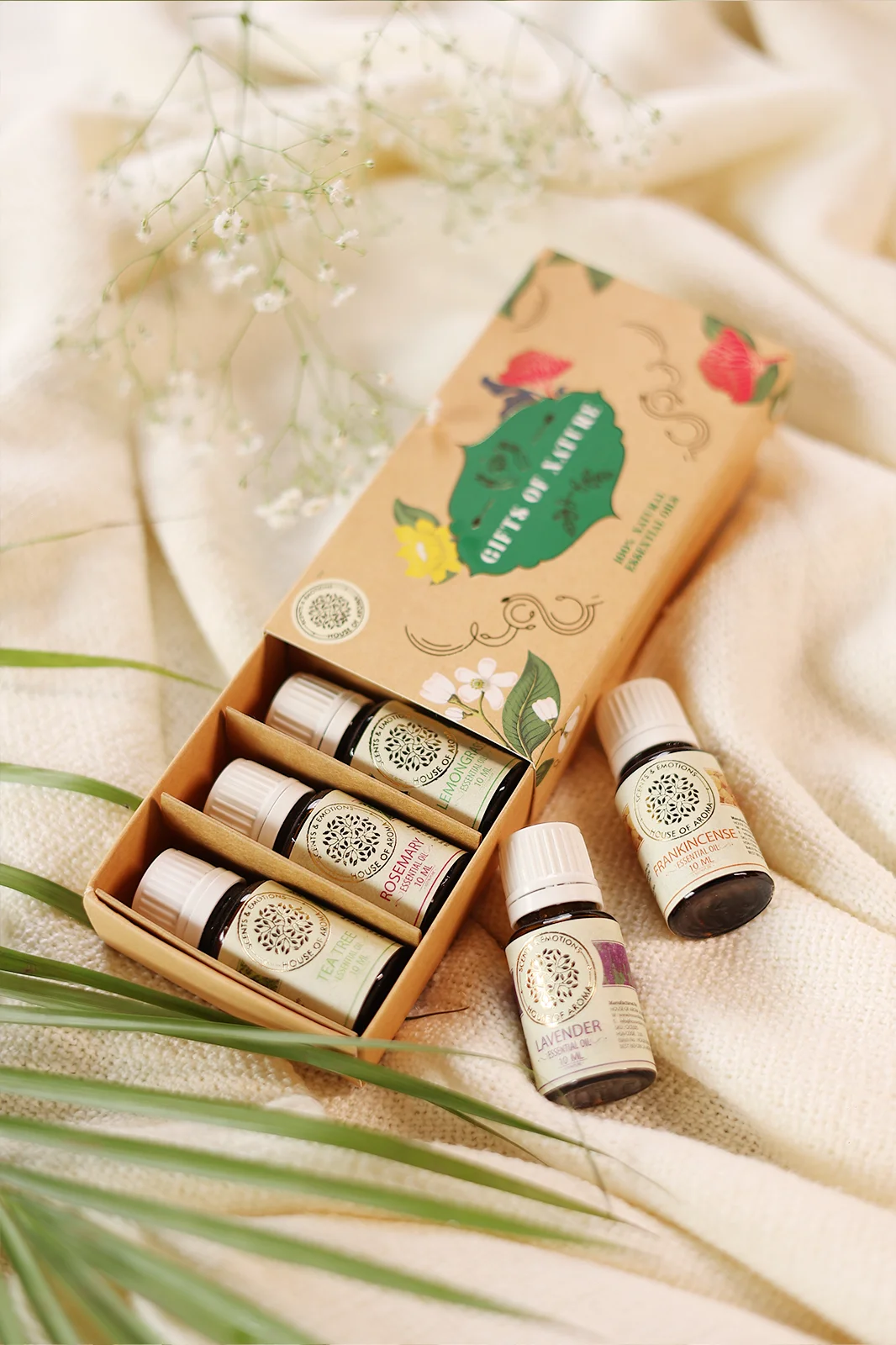 Set of 5 essential oils gift set, essential oils gift set, skin care gift set, aromatherapy gift set, essential oils gift set for diffuser, aroma gift set, HOA