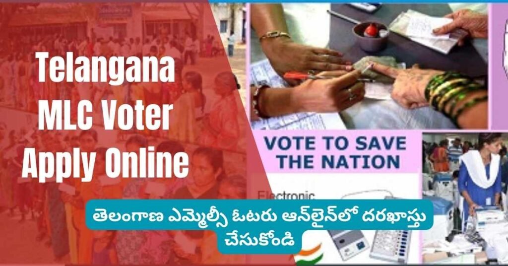 Telangana MLC Voter Apply Online 2025 at ceotelangana.nic.in